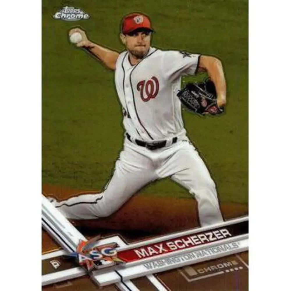 2017 Topps Chrome Update Max ScherzerÂ AS HMT65 Washington Nationals
